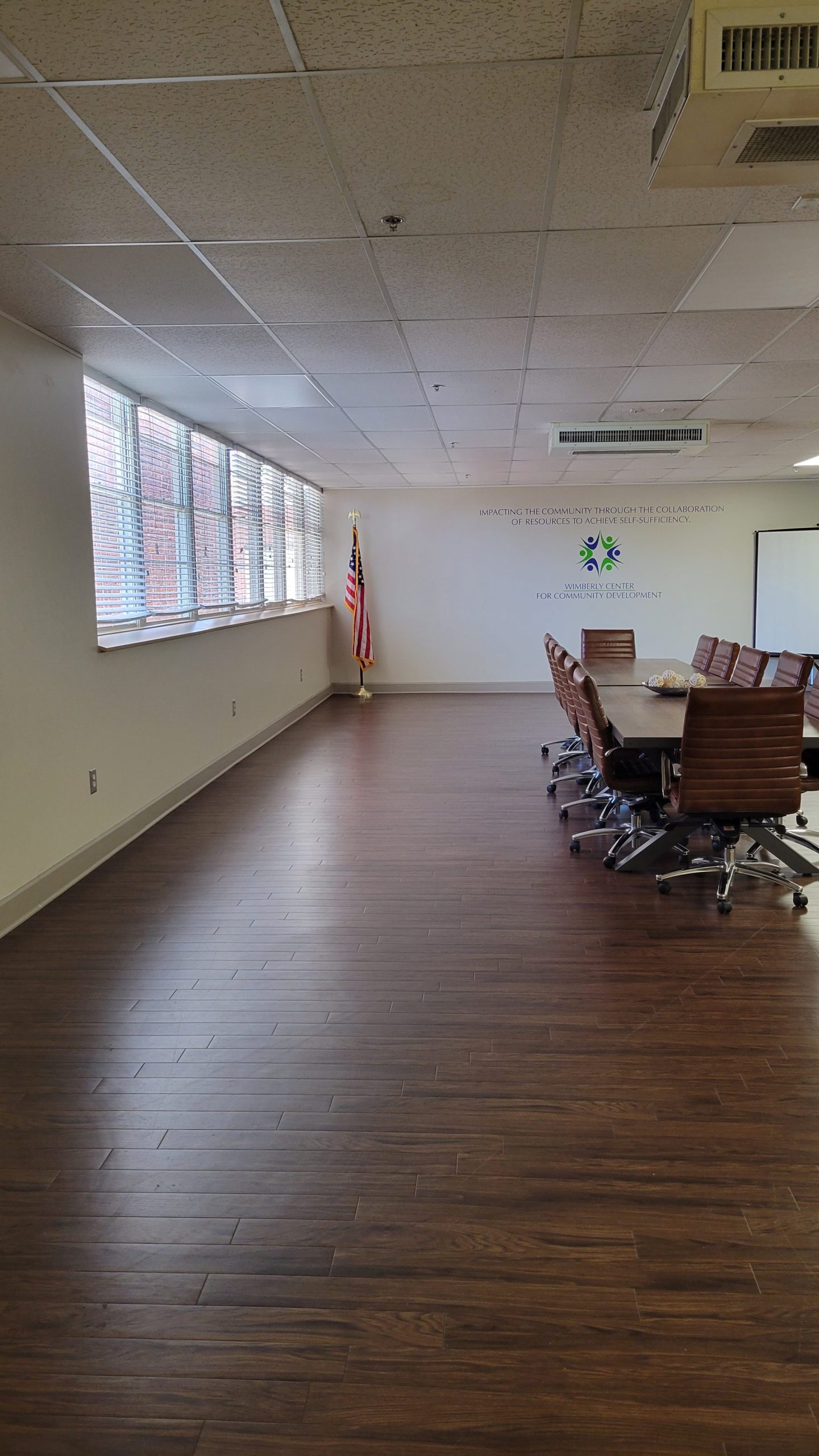 Office and conference space inside the Wimberly Center